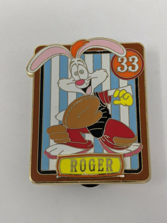 Disney Roger Rabbit Catcher Baseball Card DSSH Studio Store Hollywood LE300 Pin