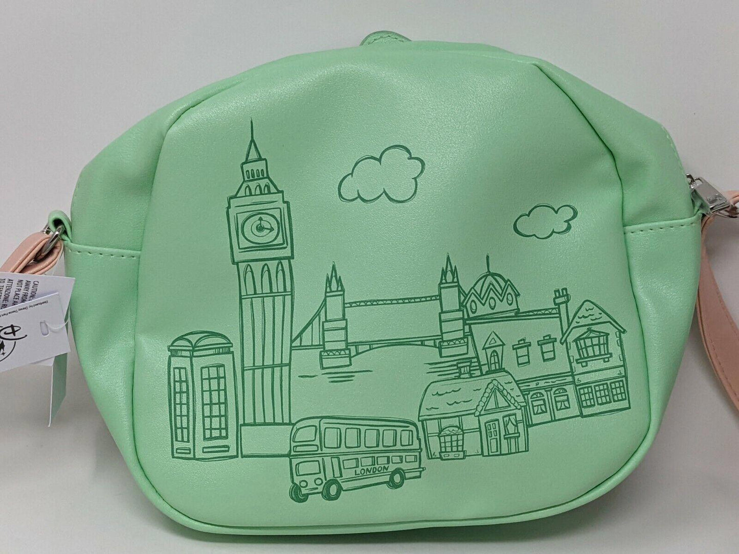 Alice in Wonderland It's Always Tea Time Faux Leather Crossbody Bag Disney Parks