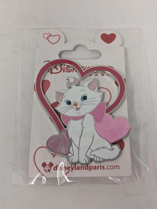 Marie Aristocats Disney Valentines Day Hearts DLP Disneyland Paris Pin