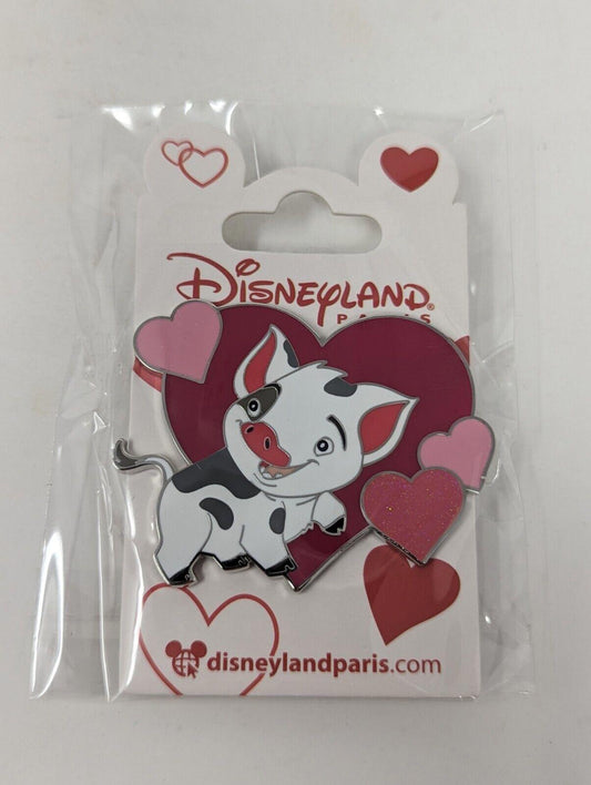 Pua Moana Disney Valentines Day Hearts DLP Disneyland Paris Pin