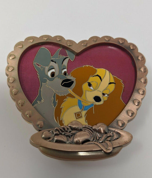 Lady And The Tramp Spaghetti Valentine's Day 2019 WDI LE250 Disney Pin