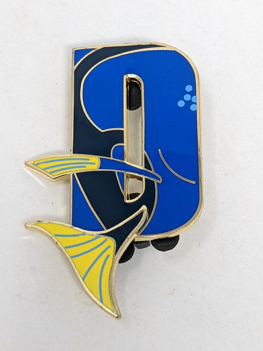 DSSH LE 300 Dory Tail Finding Nemo Alphabet Letter D DSF Surprise Disney Pin