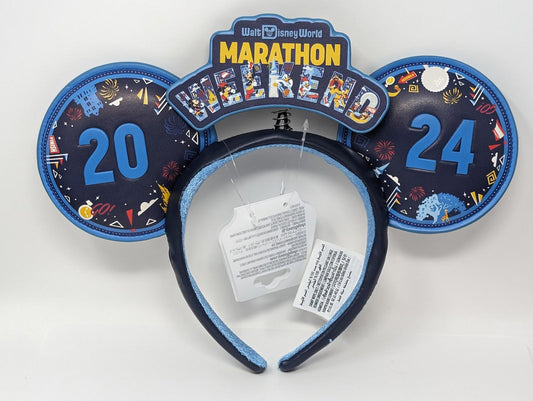 2024 Marathon Weekend RunDisney WDW Walt Disney World Mouse Ears Headband