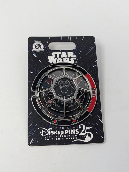 Kylo Ren Tie Fighter Cockpit Star Wars Disney LE Pin