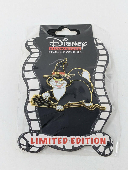 Lucifer Cinderella Cats On Brooms Halloween DSSH Disney Studio Store LE 300 Pin