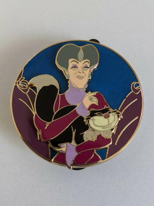Lady Tremaine Lucifer Cinderella Dark Tales DSSH Disney Studio Store LE300 Pin