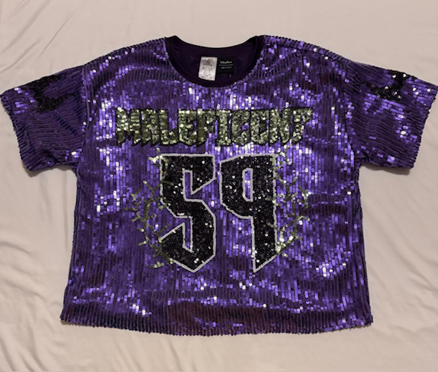 Maleficent Disney Her Universe Sequined Top T-Shirt