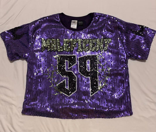 Maleficent Disney Her Universe Sequined Top T-Shirt