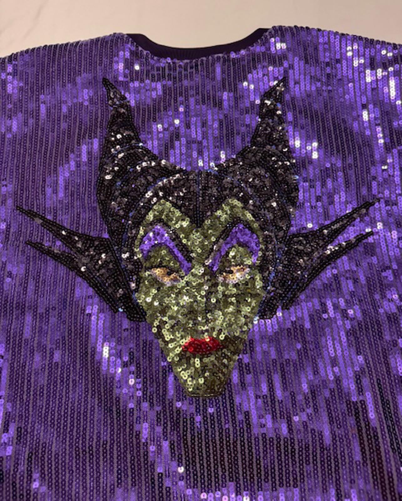 Maleficent Disney Her Universe Sequined Top T-Shirt